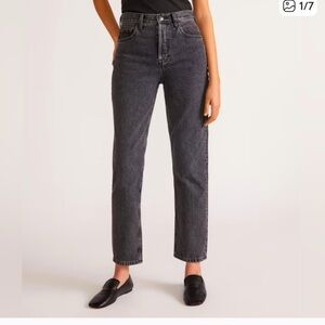 Everlane High Waist Straight Ankle Jean